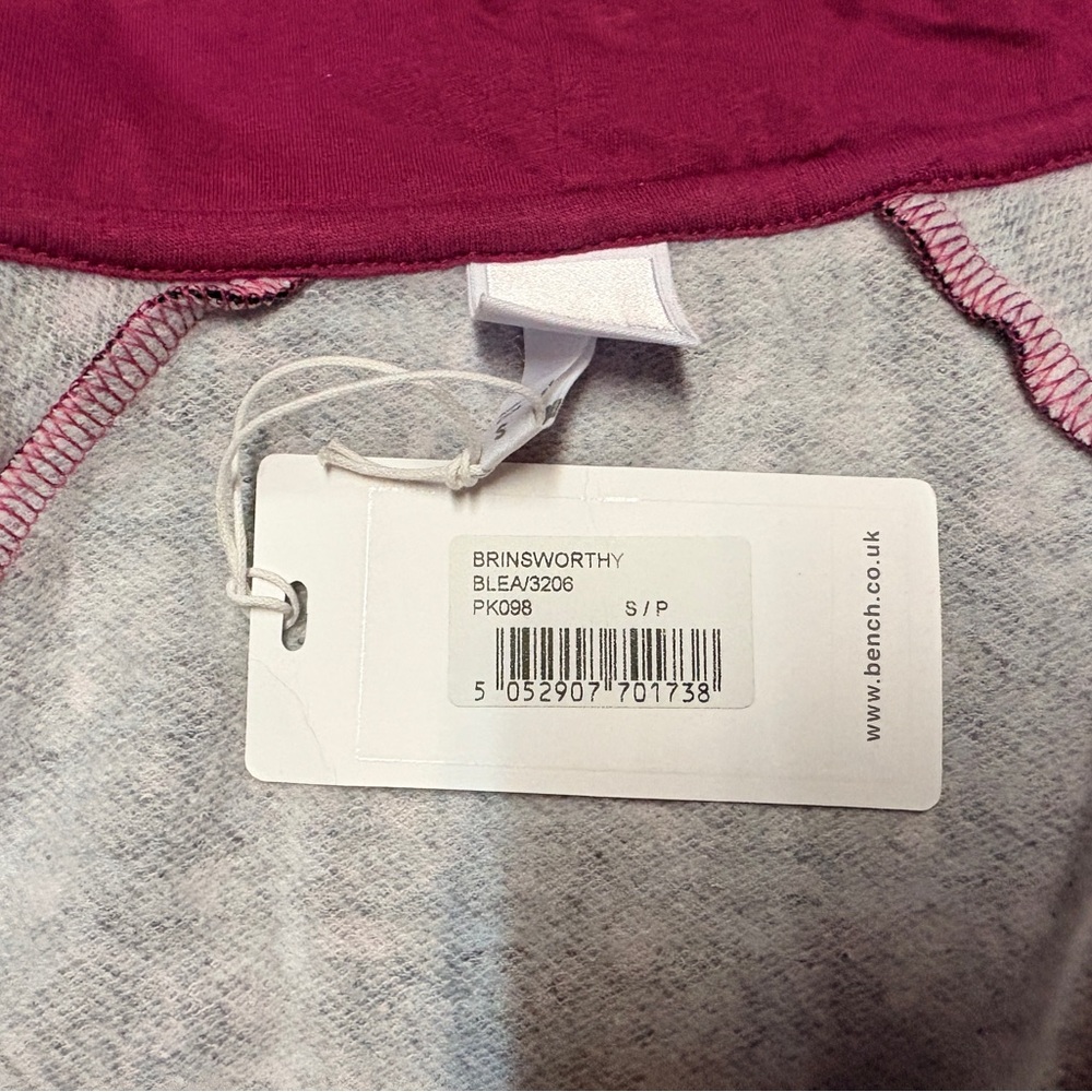 NWT: Bench Black and Pink Leopard Patterned Hoodie - Picture 10 of 10